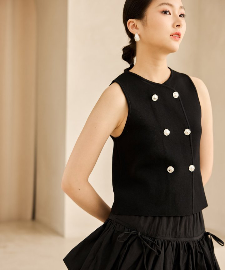 Prue Bubble Skorts - Black (Restock)