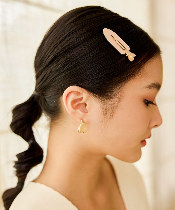 Petite Enamel Clips - Pink