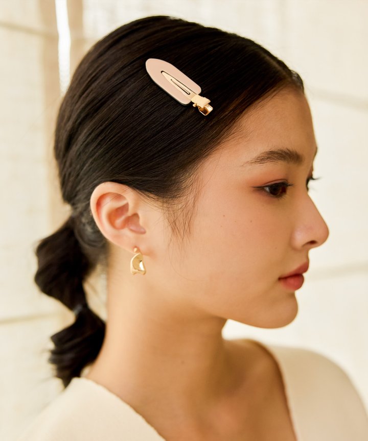 Petite Enamel Clips - Pink