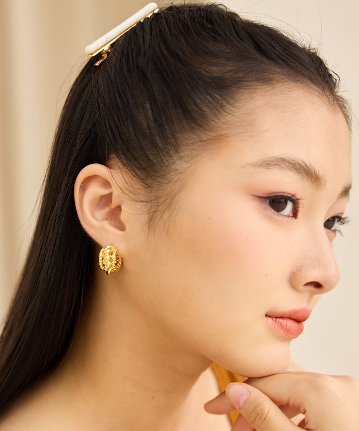 Sienna Braided Hoops