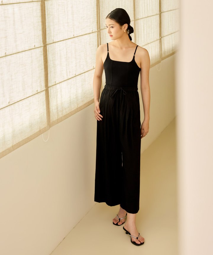 Sunday Drawstring Trousers - Black