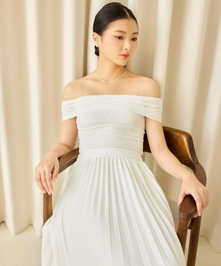Vana Off-Shoulder Top - White
