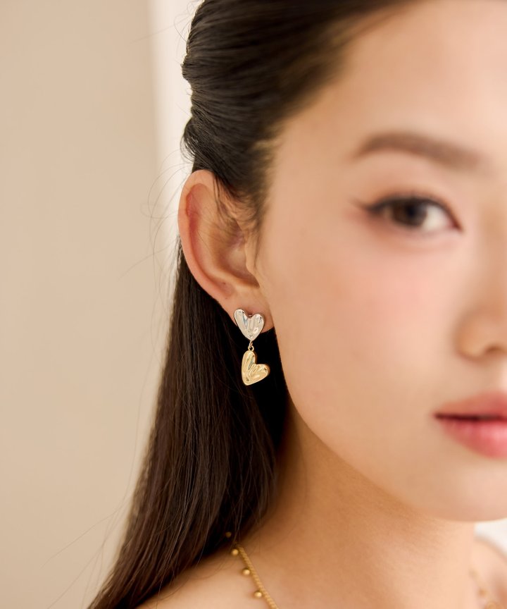 Cupid Heart Earrings