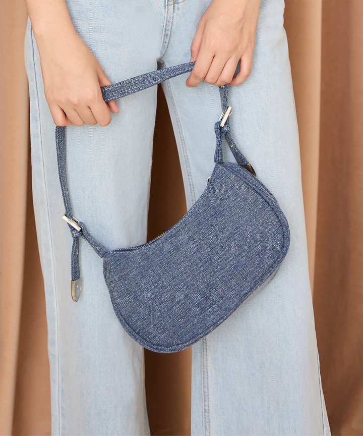 Zadie Denim Handbag - Dark Wash