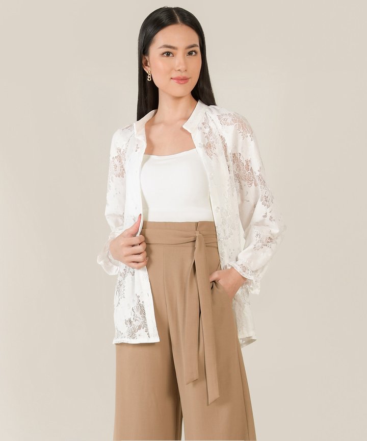 Elle Basic Tank - White