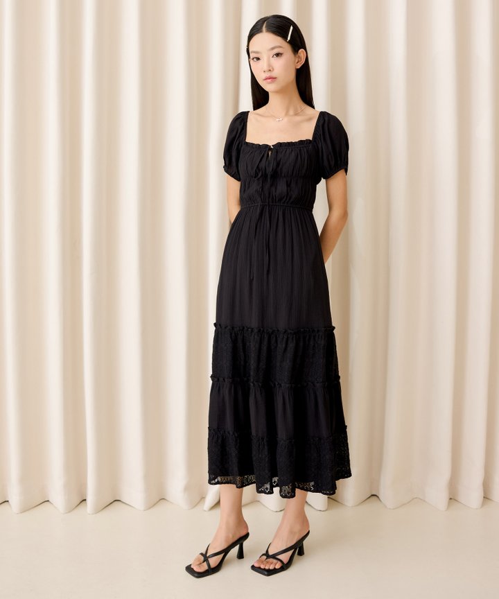 Esmerelda Lace Maxi - Black
