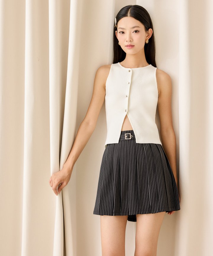 July Knit Top - White