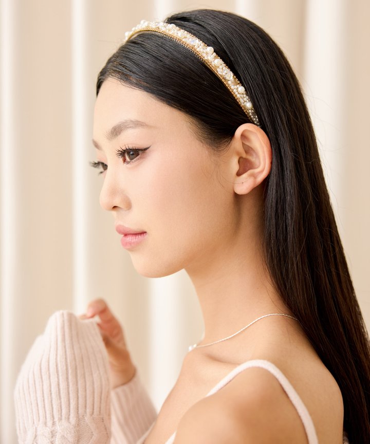 Sofia Pearl Encrusted Hairband