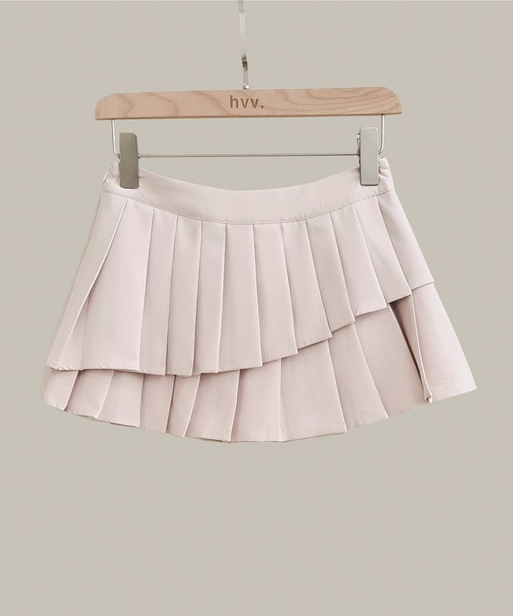 Andreas Pleated Skorts - Cream