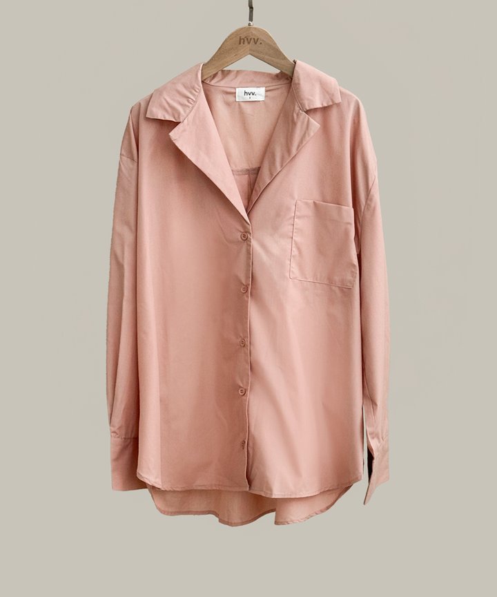 Anthony Oversized Shirt - Pink