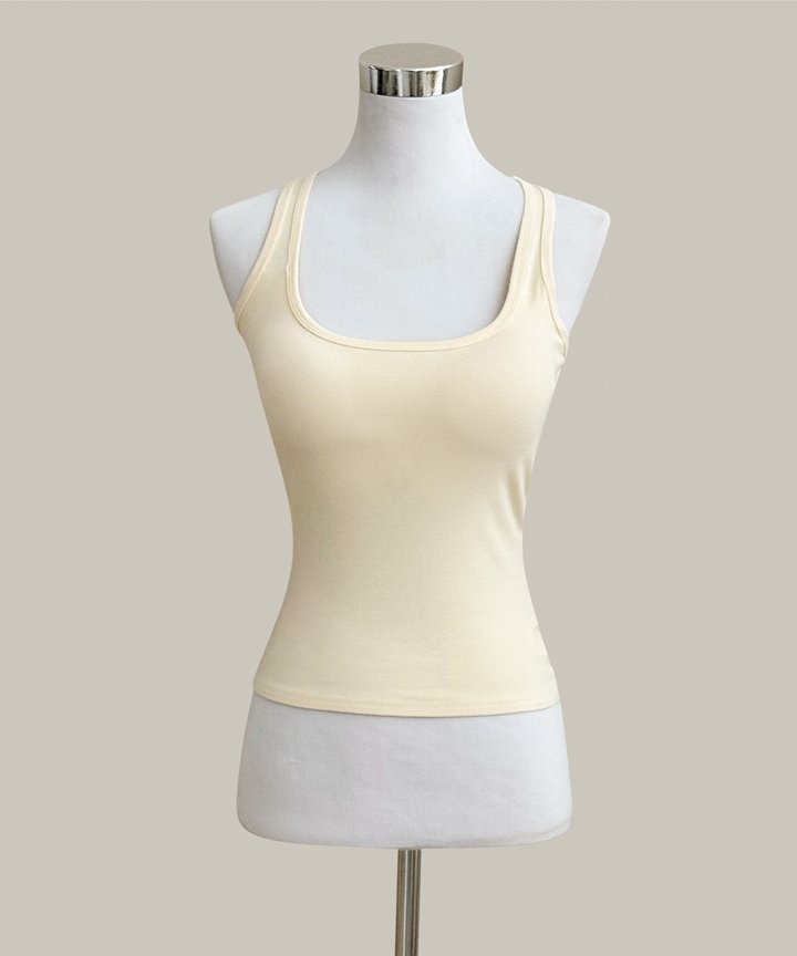 Francine Lace Tank - Daffodil