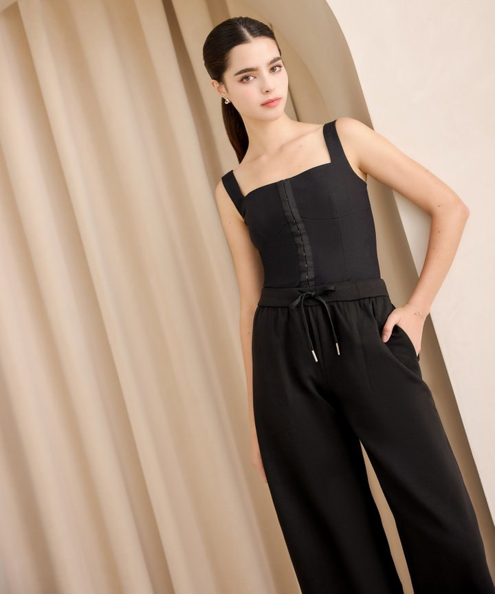 Midas Corset Bustier - Black