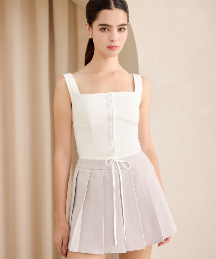 Midas Corset Bustier - White