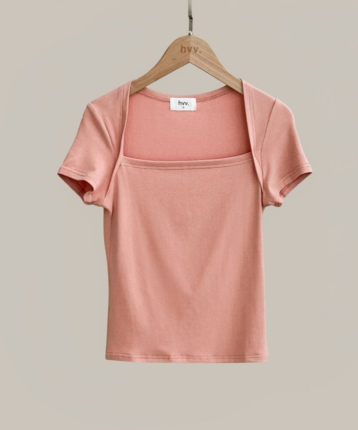 Milly Trapeze Neckline Top - Rose