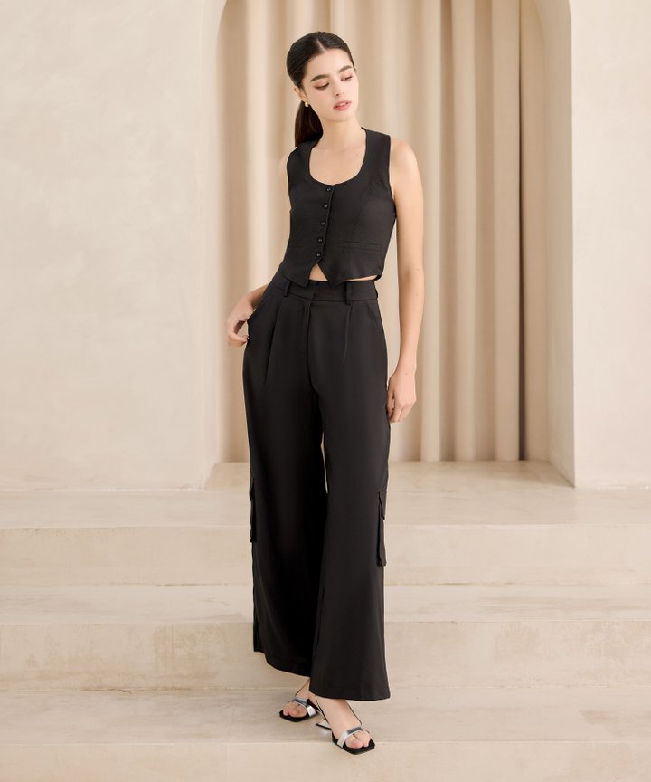 Adrift Waistcoat - Black