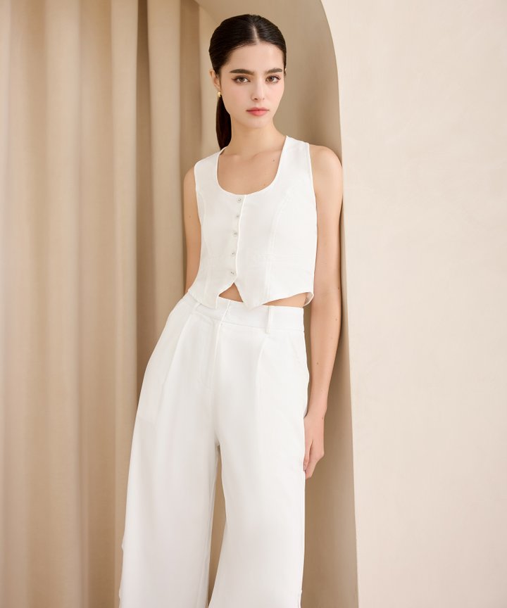 Adrift Waistcoat - White