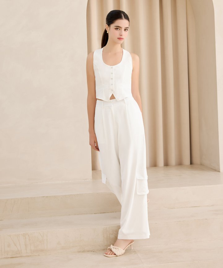 Adrift Waistcoat - White