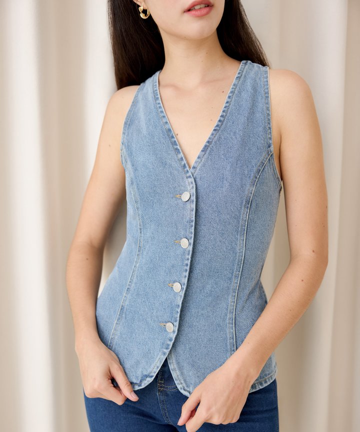 Axel Denim Top