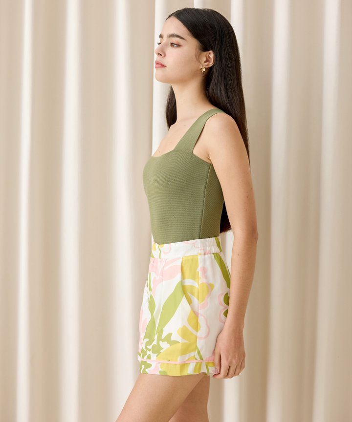 Felix Knit Tank - Olive