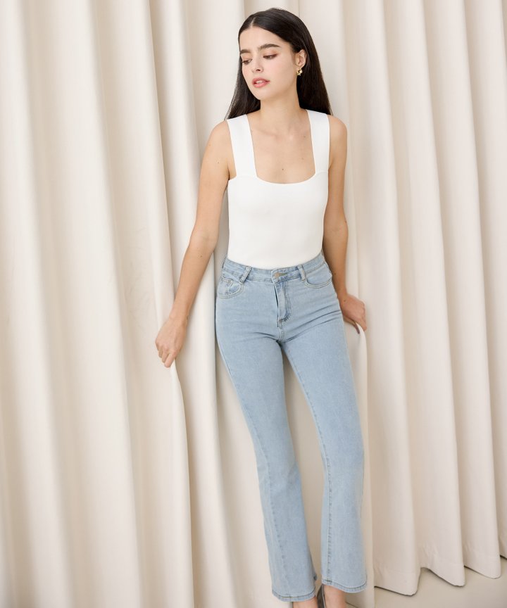 Felix Knit Tank - White