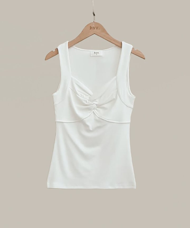 Jemma Ruched Top - White