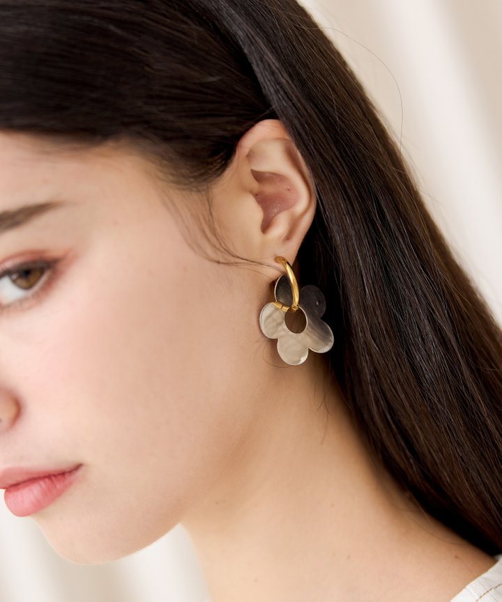 Majorelle Flower Earrings