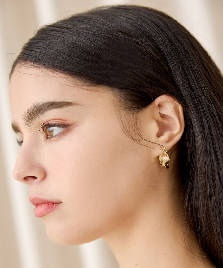 Sculptural Dome Earrings