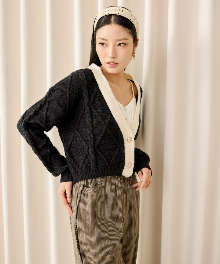 Polka Hairband - Cream