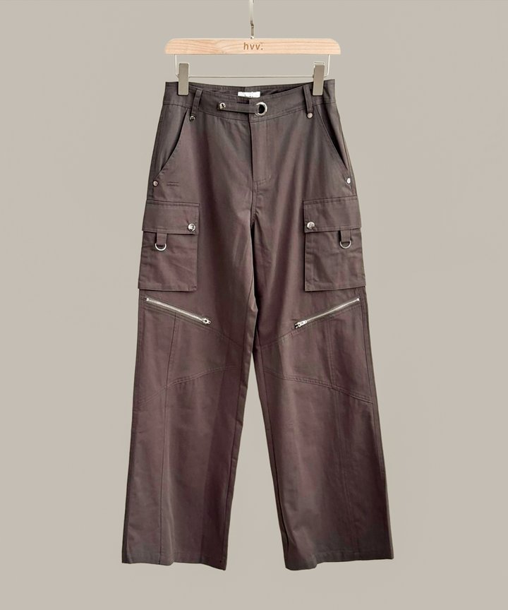 Ash Cargo Pants - Sleet Grey