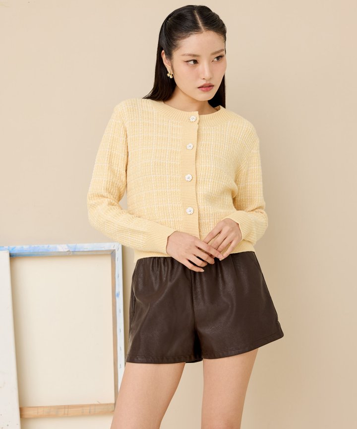 Coco Classic Knit Cardigan - Sunshine