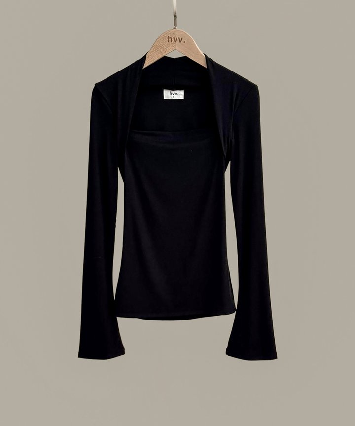 Karina Trapeze Top - Black
