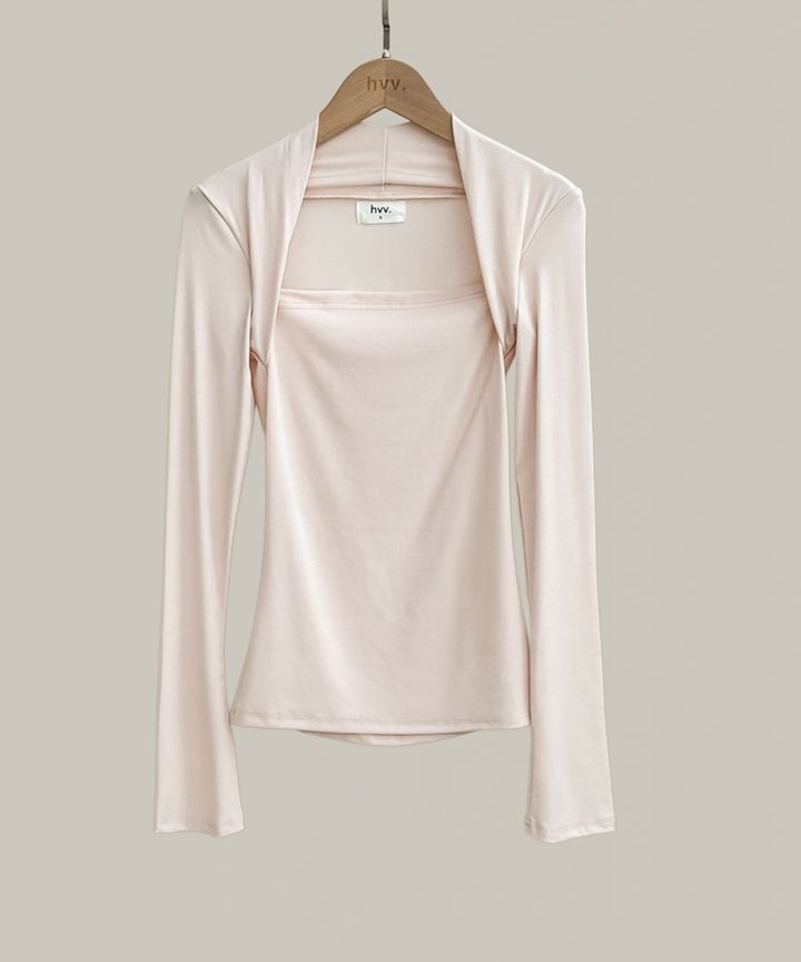Karina Trapeze Top - Pale Pink