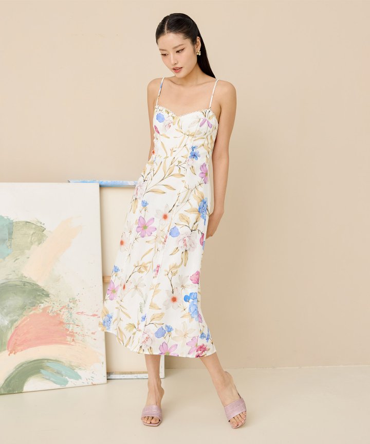 Nottinghill Floral Maxi - Blue