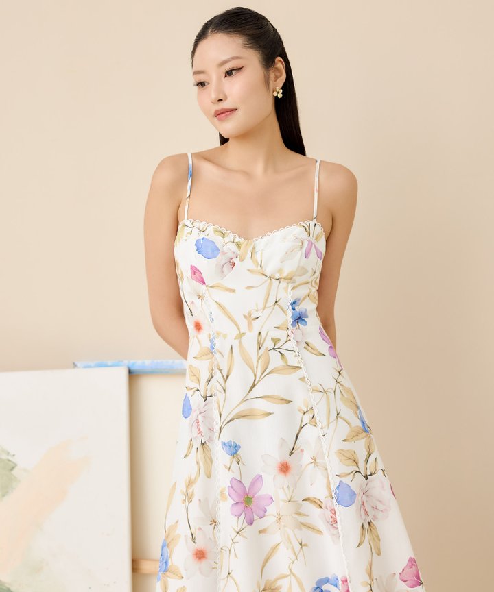 Nottinghill Floral Maxi - Blue