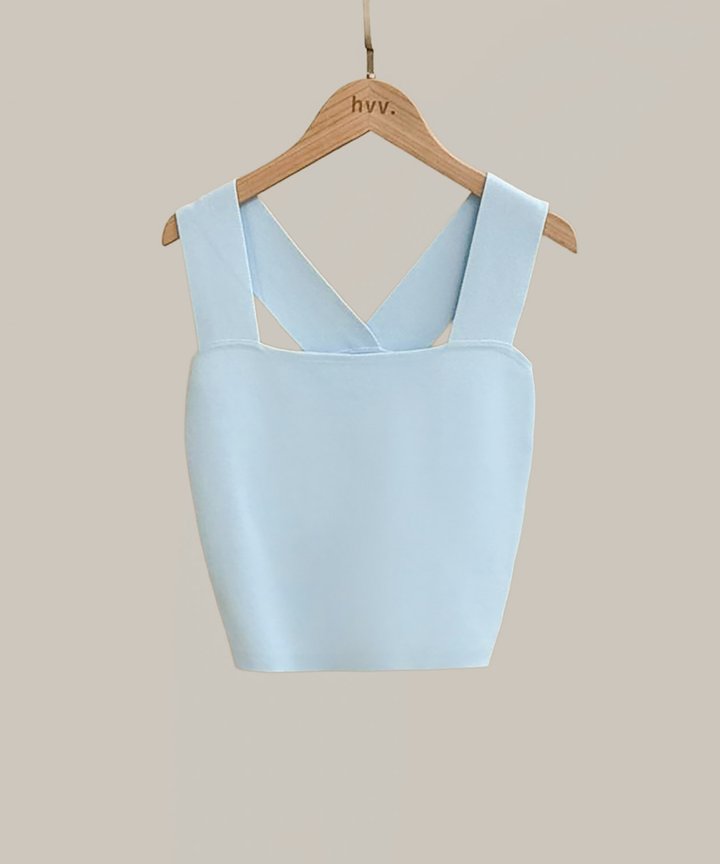 Felix Knit Tank - Blue