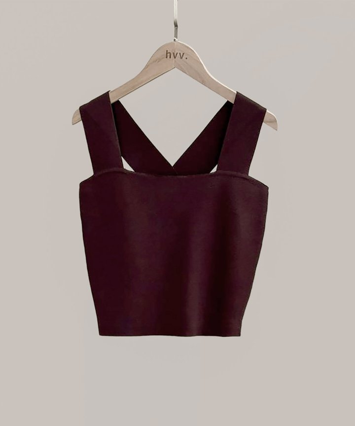 Felix Knit Tank - Espresso
