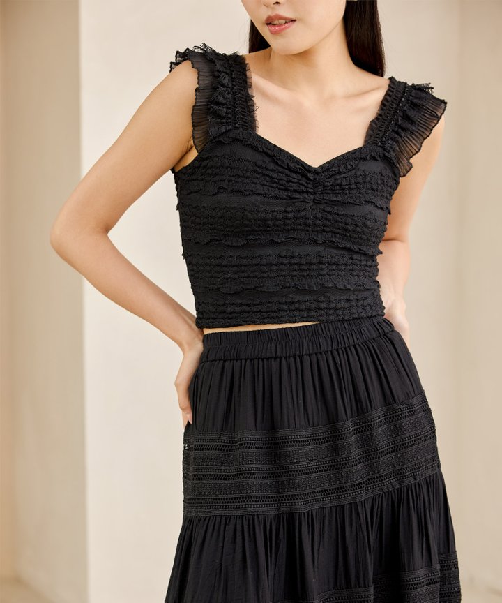 Marissa Lace Top - Black