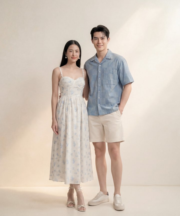 [HVVCNY2026] Esquire Floral & Crochet Maxi - Dream Blue (PO arrives end April)