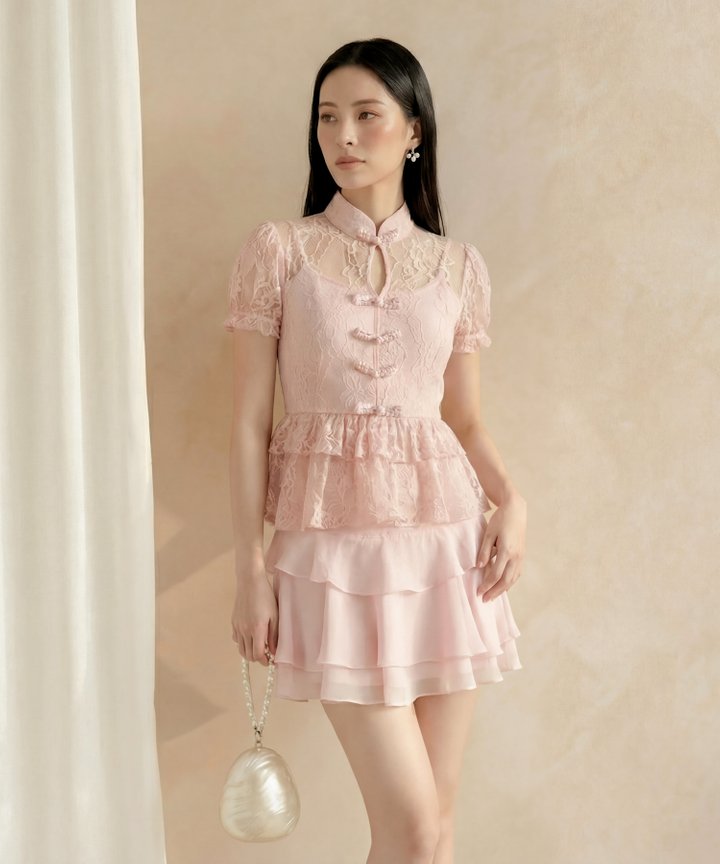 [HVVCNY2026] Elliott Tiered Skorts - Sakura