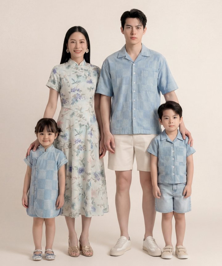 [HVVCNY2026] Fleur Denim Midaxi