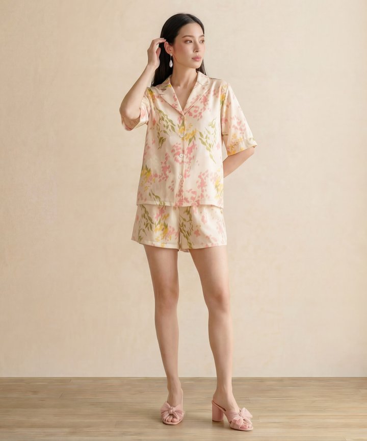 [HVVCNY2026] Mirage Watercolor Shorts - Pink