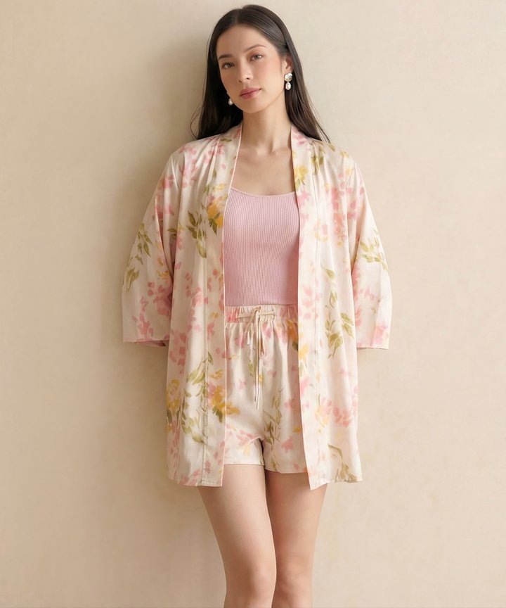 [HVVCNY2026] Mirage Watercolor Shorts - Pink