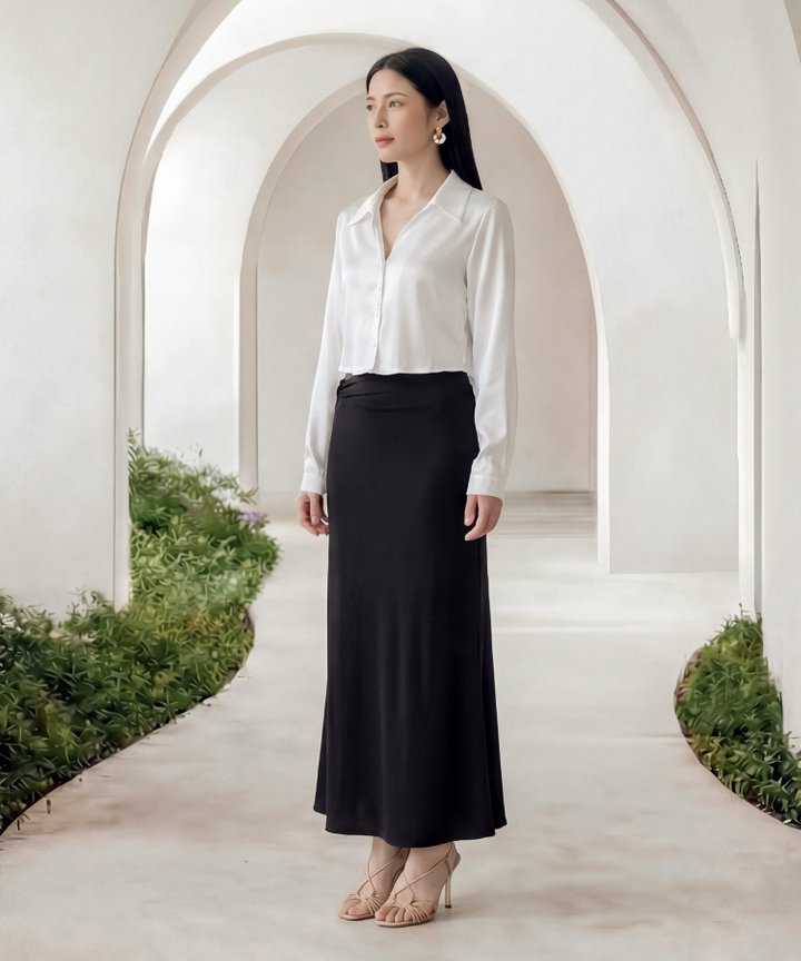 [HVVCNY2026] Uma Maxi Skirt - Black