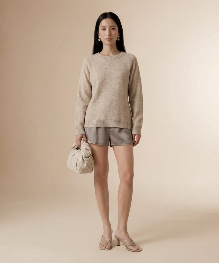 Cherie High Waist Shorts - Olive