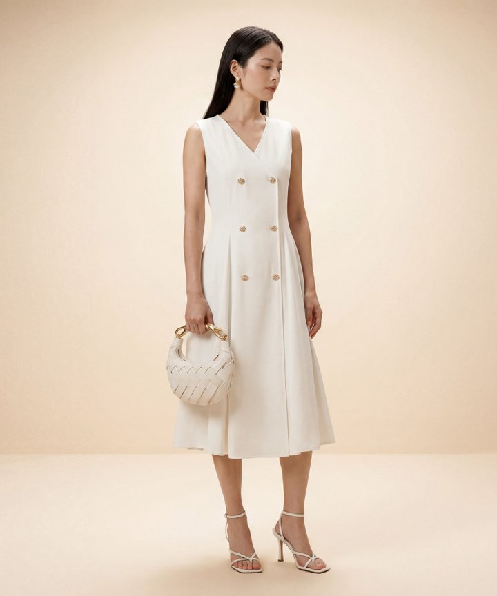 Marilyn Classic Midaxi - White