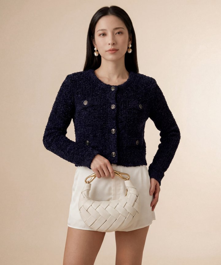 Spencer Tweed Jacket - Navy