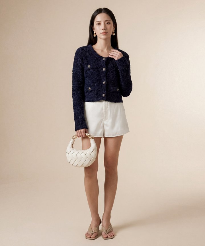 Spencer Tweed Jacket - Navy