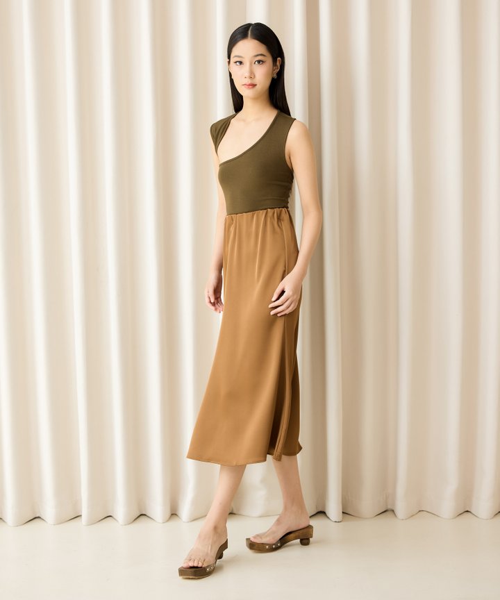 Tamara Midi Skirt - Bronze
