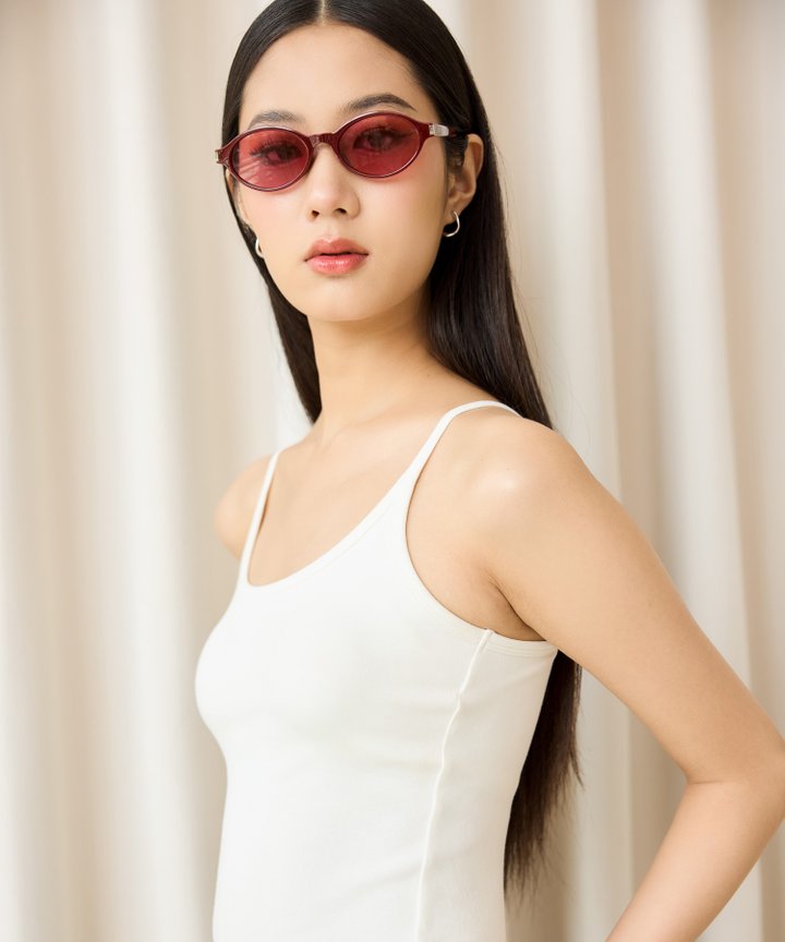 Alexis Padded Top - White