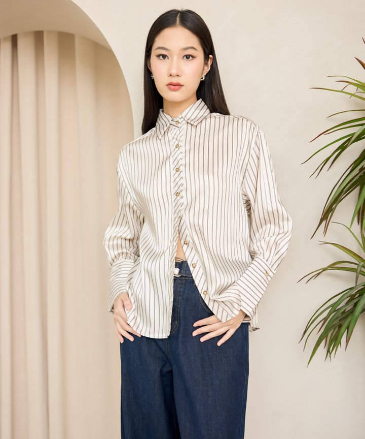 Karoline Striped Shirt